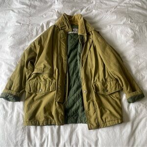 GDPS International Olive Oversized Utility Collared Jacket